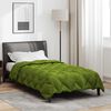 vidaXL Duvet d'hiver Vert 220 x 135 cm Microfibre
