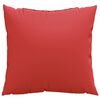 vidaXL Coussins de canap&eacute; lot de 4 rouge 40x40 cm tissu