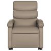 vidaXL Fauteuil inclinable de massage électrique cappuccino similicuir