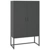 vidaXL Buffet haut Anthracite 80x35x135 cm Acier