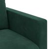 vidaXL Canap&eacute; 2 pcs Vert fonc&eacute; 198 x 78 x 80 cm Velours