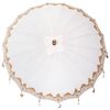 vidaXL Parasol balinais Cr&egrave;me 215 x 215 x 260 cm