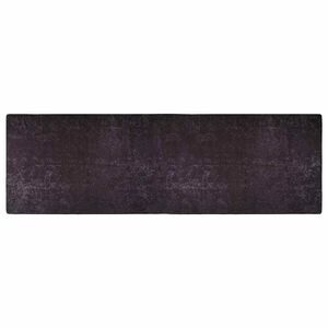 vidaXL Tapis lavable 80x300 cm Anthracite