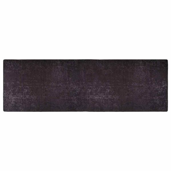 vidaXL Tapis lavable antid&eacute;rapant 80x300 cm Anthracite