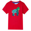 T-shirt pour enfants rouge 128