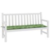 vidaXL Coussin de banc de jardin motif de feuilles 150x50x4 cm