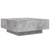 vidaXL Table basse gris b&eacute;ton 80x80x31 cm bois d'ing&eacute;nierie