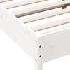 vidaXL Cadre de lit sans matelas blanc 180x200 cm bois massif de pin
