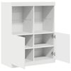 vidaXL Buffet blanc 81x37x100 cm bois d'ing&eacute;nierie
