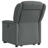 vidaXL Fauteuil inclinable Gris fonc&eacute; Tissu