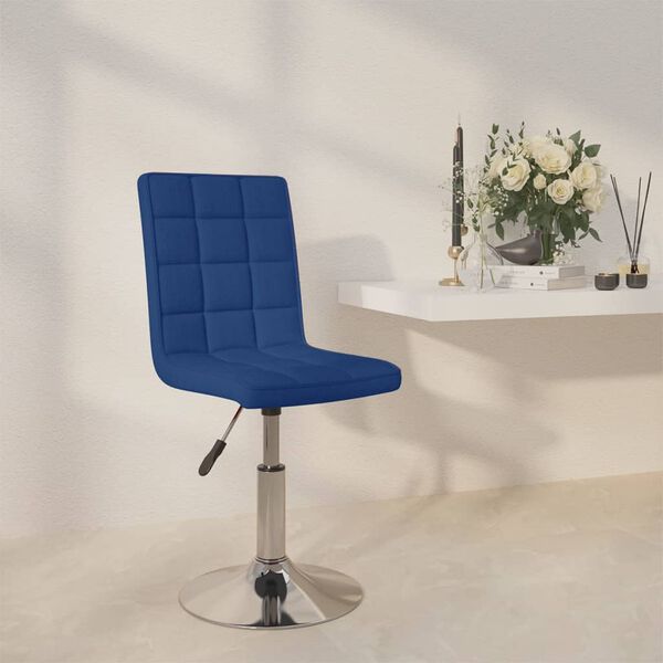 vidaXL Tabouret de bar Bleu Tissu