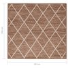 vidaXL Tapis de couloir Marron clair 80x100 cm