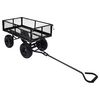 vidaXL Chariot &agrave; main de jardin Noir 250 kg
