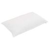 vidaXL Duvet toutes saisons avec oreiller 3 pcs Blanc Microfibre