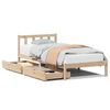 vidaXL Cadre de lit sans matelas 90x190 cm bois de pin massif