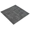 vidaXL Carreau de tapis Gris Charcoal 50 x 50 cm 36 pcs PP et Bitume