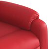 vidaXL Fauteuil inclinable Rouge Similicuir