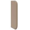 vidaXL Oreille de t&ecirc;te de lit Marron 40,5 x 40,5 x 4 cm PVC