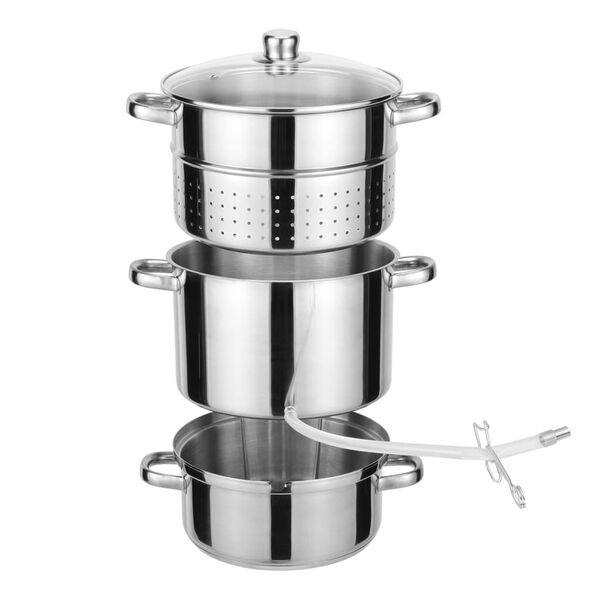 HI Cuiseur &agrave; vapeur pour jus de fruits 26 cm 8 L