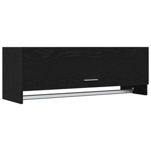 vidaXL Armoire Ch&ecirc;ne noir 100 x 32,5 x 35 cm Bois d'ing&eacute;nierie