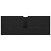 vidaXL Meuble sous-vasque avec tiroirs chêne noir 90x34,5x60 cm