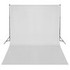 vidaXL Kit de studio photo avec &eacute;clairage toile de fond et r&eacute;flecteur