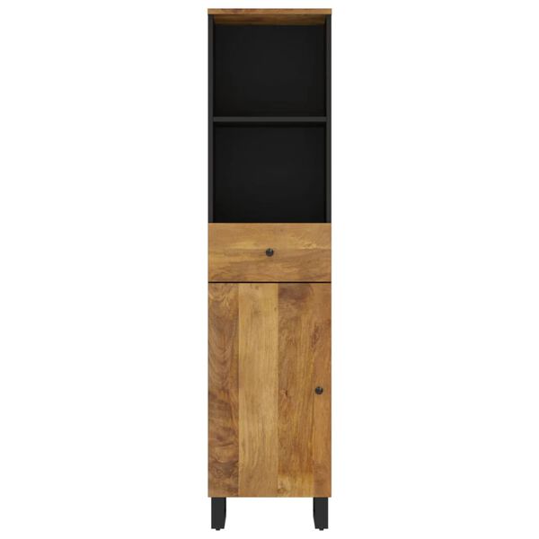 vidaXL Armoire de salle de bain 38x33x160 cm bois massif de manguier