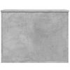 vidaXL Bo&icirc;te de rangement gris b&eacute;ton 60x42x46 cm bois d'ing&eacute;nierie