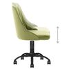 vidaXL Chaises pivotantes &agrave; manger lot de 6 vert clair velours