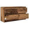 vidaXL Meuble TV vieux bois 100x35x54 cm bois d'ingénierie