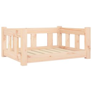 vidaXL Lit pour chien 65,5x50,5x28 cm Bois de pin solide
