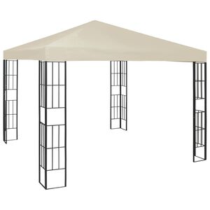 vidaXL Belv&eacute;d&egrave;re 3x3 m Cr&egrave;me