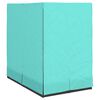 vidaXL Transat double R&eacute;glable Turquoise 205 x 129 x 200 cm polyrotin