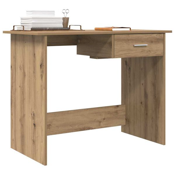 vidaXL Bureau Chêne artisanal 100 x 50 x 76 cm Bois d'ingénierie