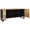 vidaXL Meuble TV 105x33x46 cm Bois massif de manguier