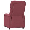 vidaXL Fauteuil de massage Rouge bordeaux Tissu