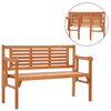 vidaXL Banc pliable de jardin 120 cm Bois d'eucalyptus solide