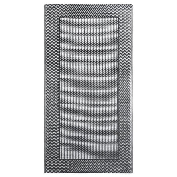 vidaXL Tapis d'extérieur Gris 80x150 cm PP