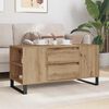 vidaXL Table basse Ch&ecirc;ne artisanal 102 x 44,5 x 50 cm