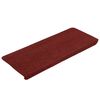 vidaXL Tapis d'escalier auto-adh&eacute;sifs 30 pcs rouge 65x24,5x3,5 cm