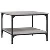 vidaXL Table basse sonoma gris 55x55x40 cm bois d'ingénierie