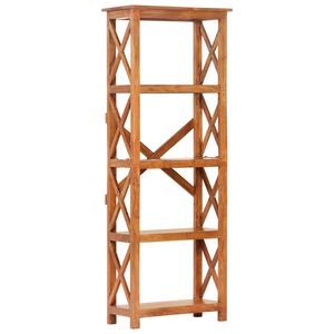 vidaXL Biblioth&egrave;que 60x30x160 cm Bois massif d'acacia et finition miel
