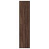 vidaXL Buffet haut chêne marron 50x41x185 cm bois d'ingénierie