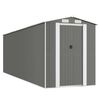 vidaXL Abri de jardin Gris clair 192x606x223 cm M&eacute;tal galvanis&eacute;