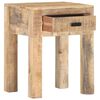 vidaXL Table de chevet 40 x 35 x 50 cm Bois de manguier solide