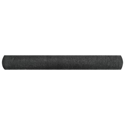 vidaXL Filet brise-vue Noir 1,2x10 m PEHD 150 g/m²