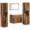vidaXL Ensemble de rangement Montage mural 4 pcs Bois d'ing&eacute;nierie