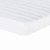 vidaXL Lit de jour avec gigogne et matelas crème 80x200 cm tissu