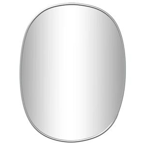 vidaXL Miroir mural Argent&eacute; 30x25 cm