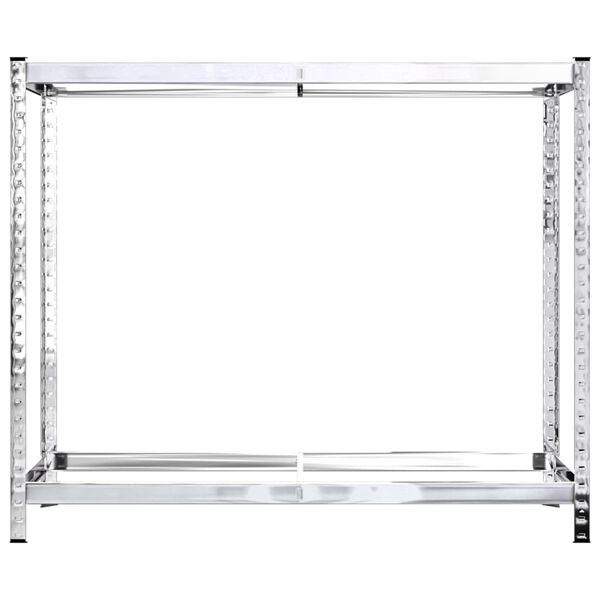 vidaXL Porte-pneus &agrave; 2 niveaux Argent&eacute; 110x40x110 cm Acier